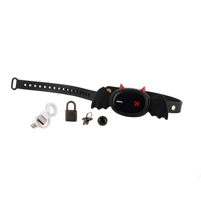 QlUl Love Devil APP Control Estim silicone Collar